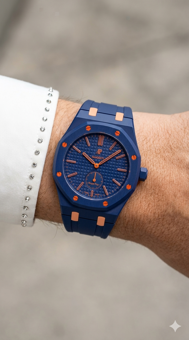 Rubber Strap — Swatch x AP Royal Oak — Orenji Hachi