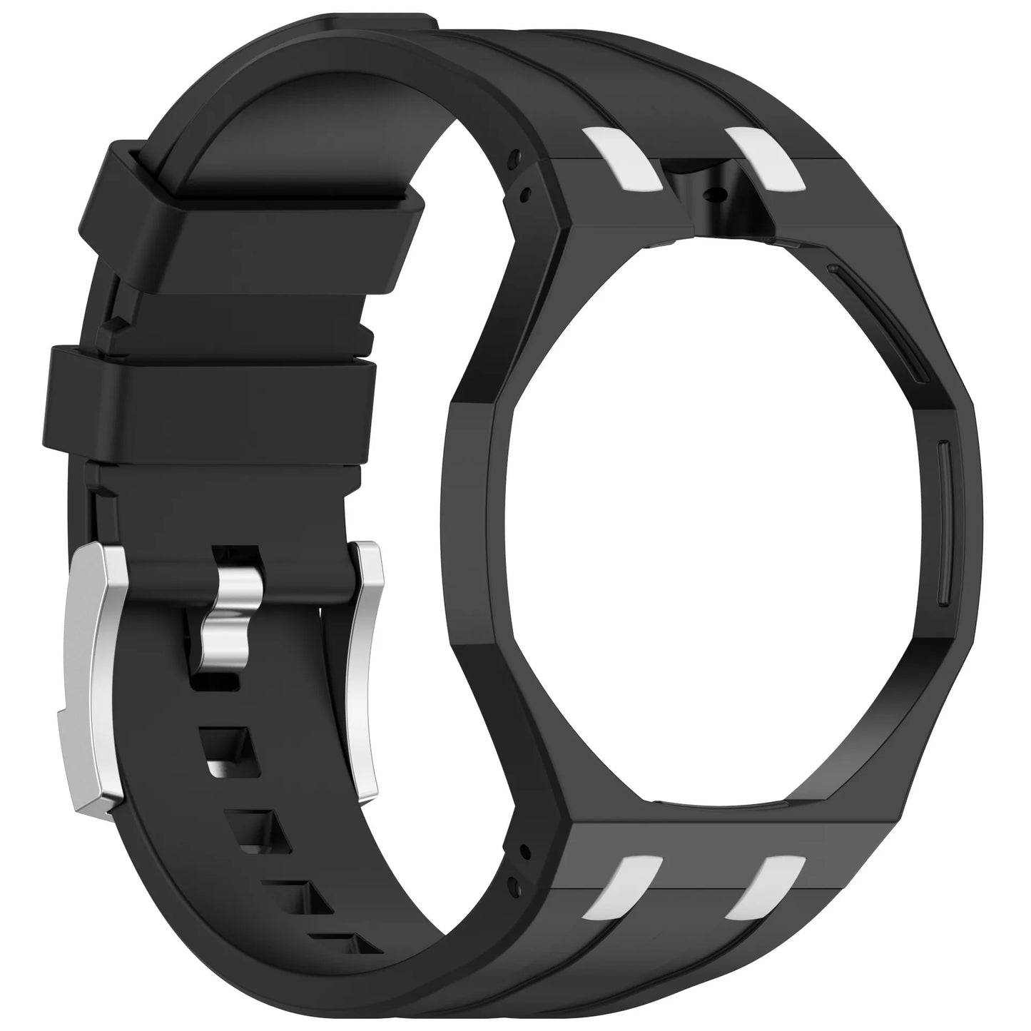 Rubber Strap — Swatch x AP Royal Oak — Ocho Negro