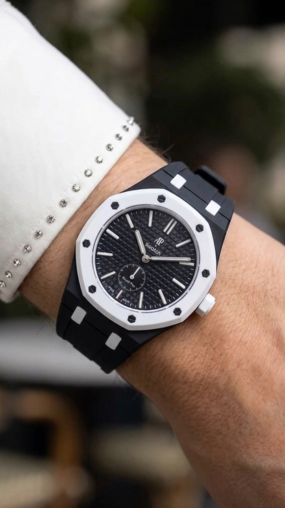 Rubber Strap — Swatch x AP Royal Oak — Ocho Negro
