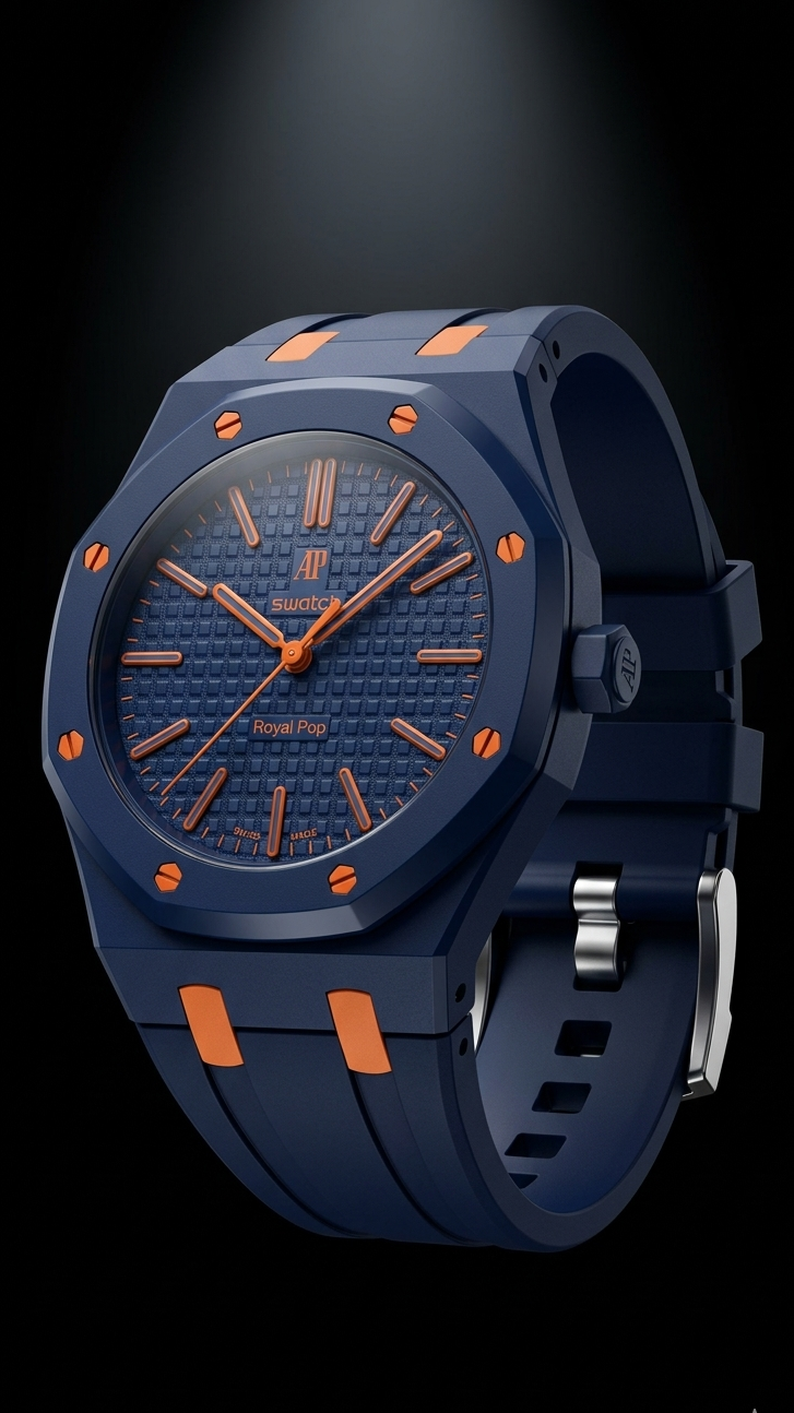 Rubber Strap — Swatch x AP Royal Oak — Orenji Hachi