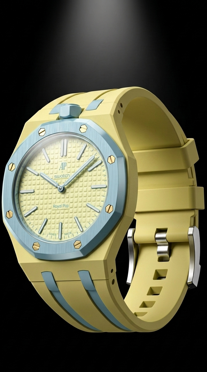 Rubber Strap — Swatch x AP Royal Oak — Blaue Acht