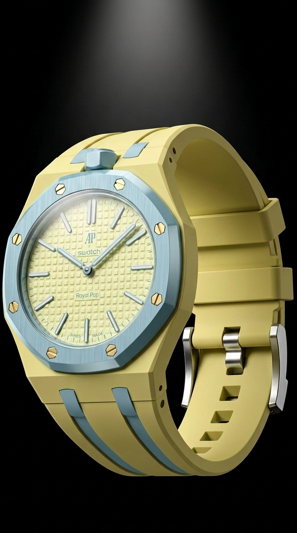 Rubber Strap — Swatch x AP Royal Oak — Blaue Acht