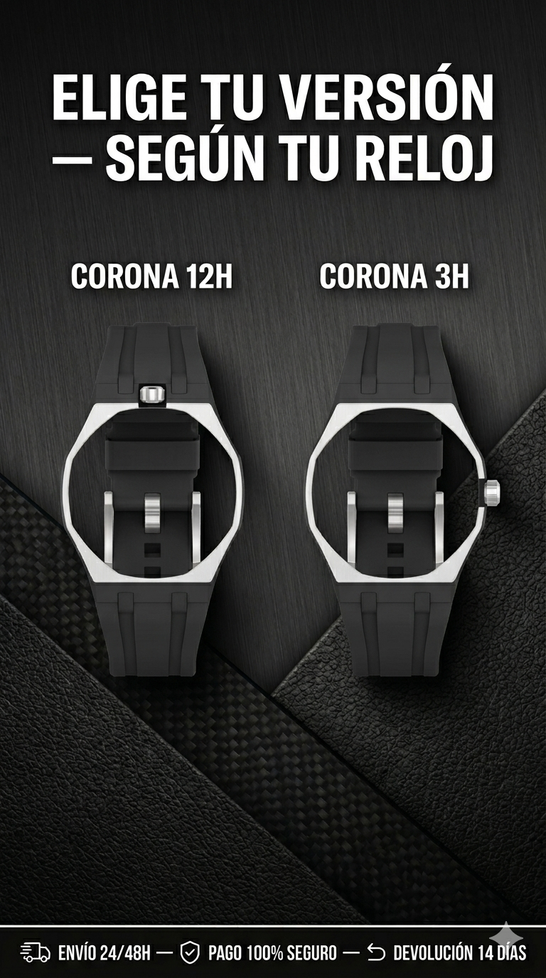Rubber Strap — Swatch x AP Royal Oak — Ocho Negro