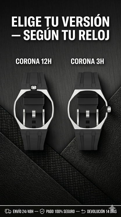 Rubber Strap — Swatch x AP Royal Oak — Ocho Negro