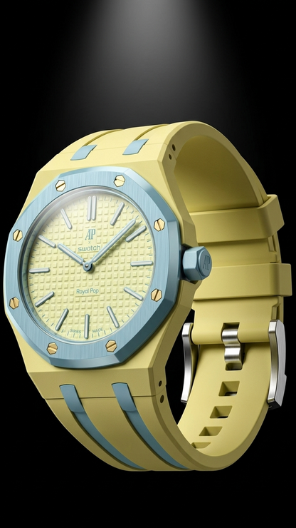 Rubber Strap — Swatch x AP Royal Oak — Blaue Acht