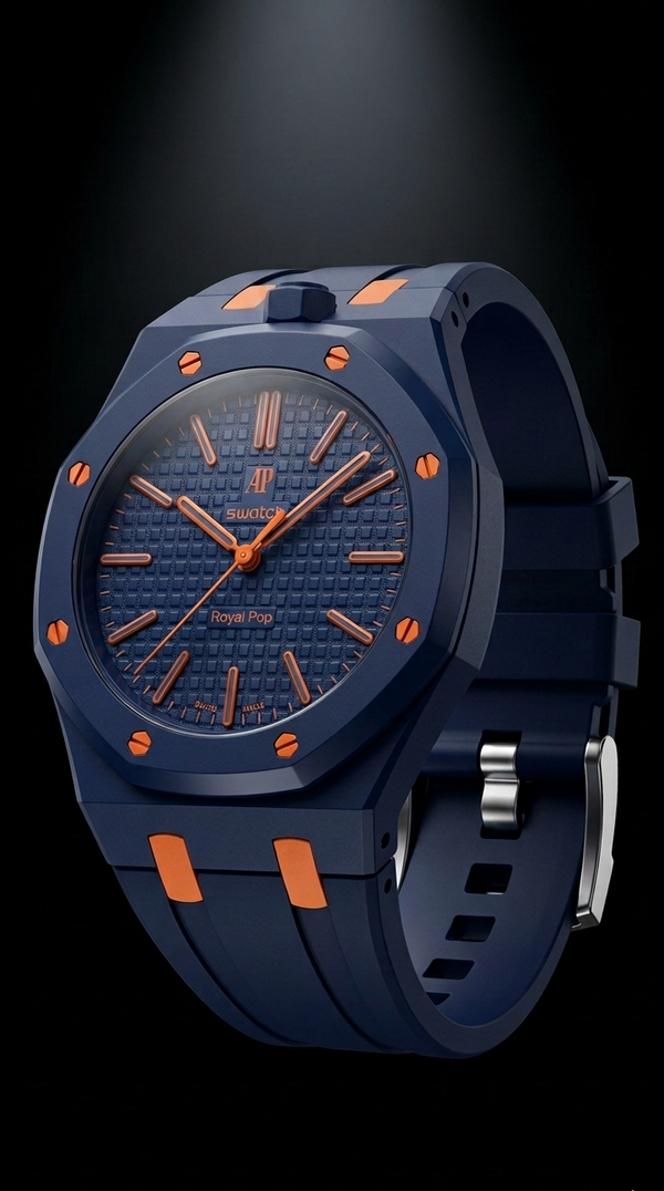 Rubber Strap — Swatch x AP Royal Oak — Orenji Hachi