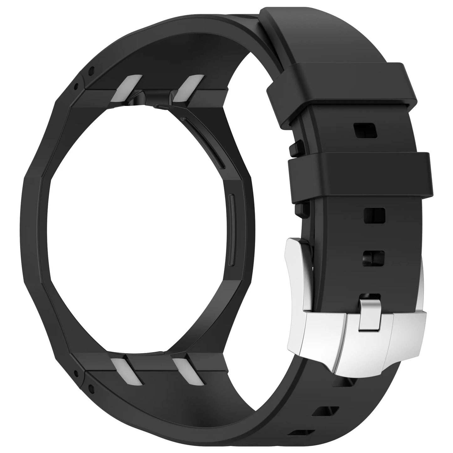 Rubber Strap — Swatch x AP Royal Oak — Ocho Negro